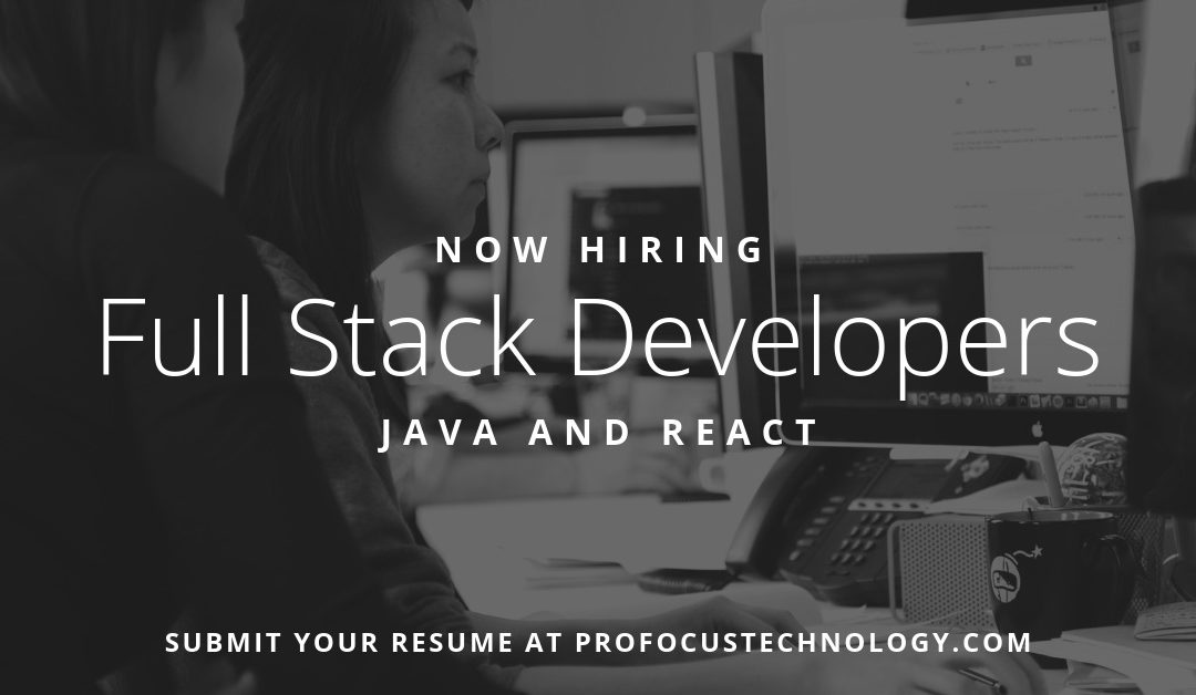 Full Stack Developer – React and Java | Beaverton, OR