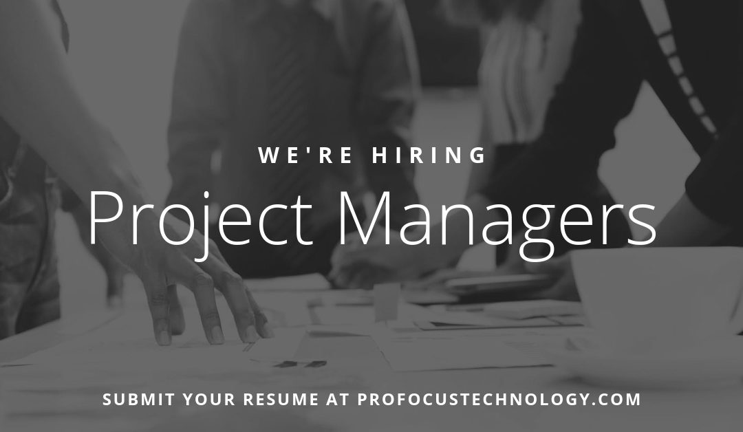 Enterprise Project Manager with Product Experience – 7967 | Portland, Oregon