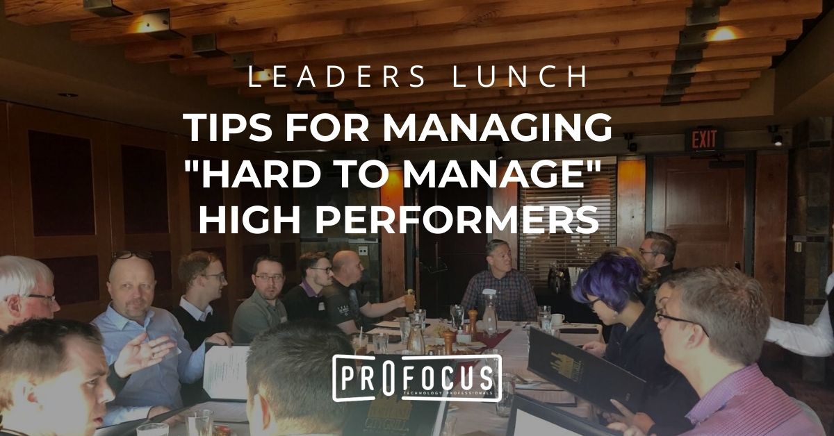 managing high performers