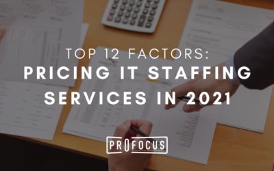 12 IT Staffing Pricing Factors in 2022