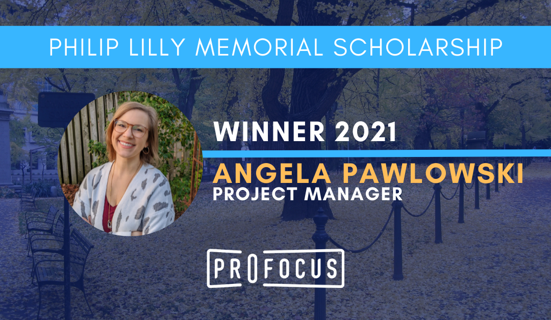 Announcement: Scholarship Winner Angela Pawlowski