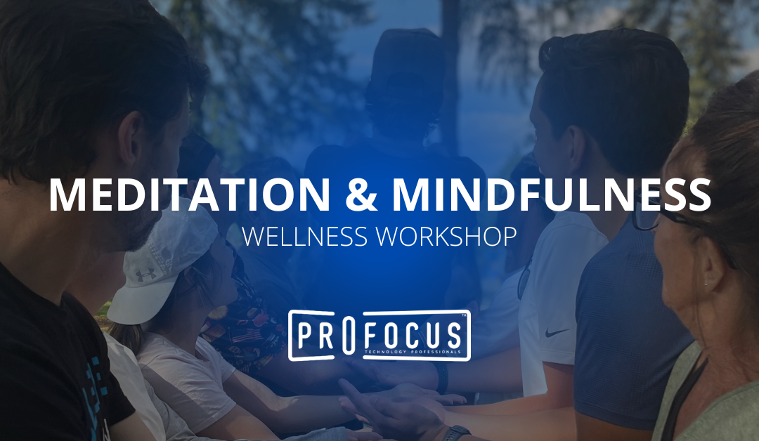 Wellness at ProFocus – Meditation & Mindfulness