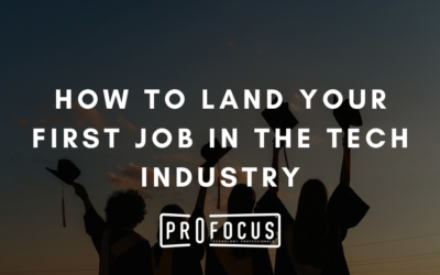 How to Land Your First Job in the Tech Industry