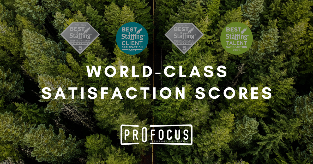 World-Class NPS Score for ProFocus 8 years in a Row