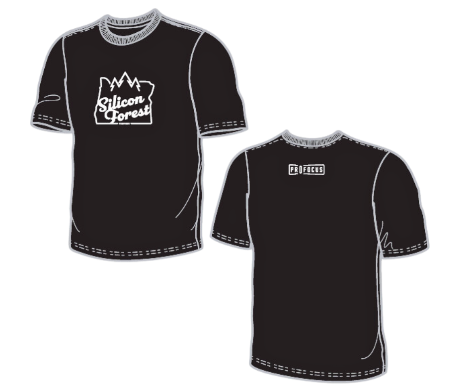SIlicon Forest Black Tshirt