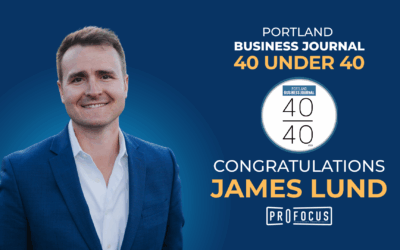 ProFocus Technology President James Lund Named to Portland Business Journal’s 2025 40 Under 40 List
